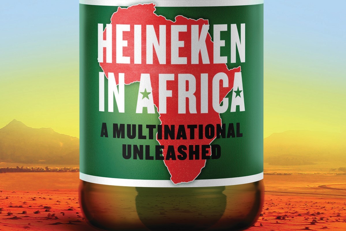 Faksimile av forsiden av boken «Heineken in Africa».